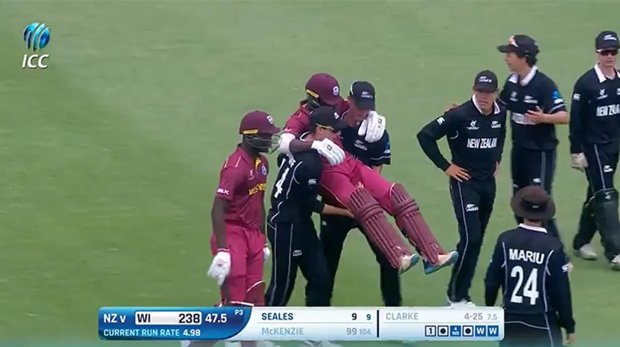 New Zealand helped West Indies