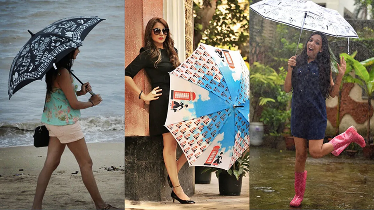 Its time to take a break from your mundane umbrella and go fancy this Monsoon!