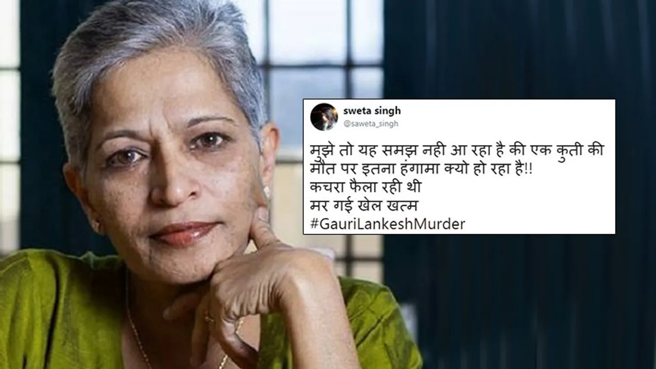 A Twitter timeline of sick political games after #GauriLankeshMurder