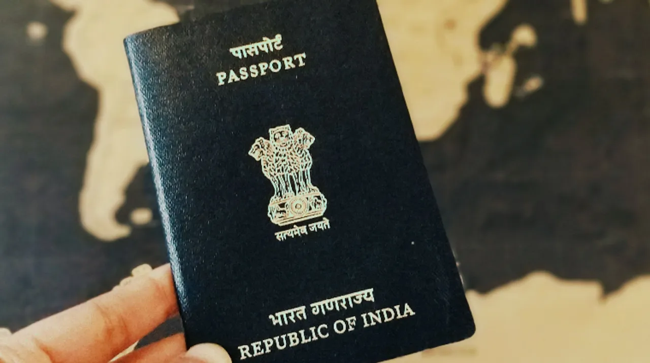 lotus on Indian passports