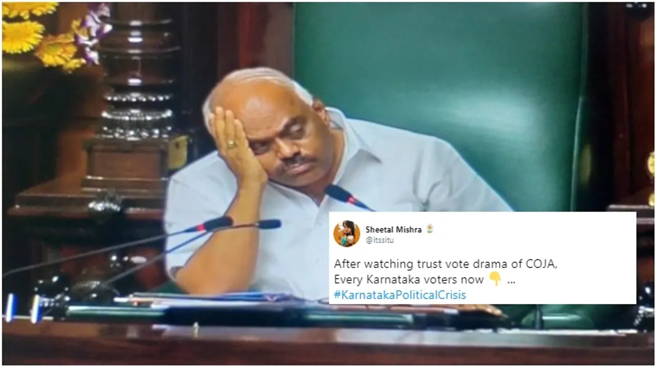 Karnataka Speaker Postpones Floor Test - Twitterati Starts A Meme War