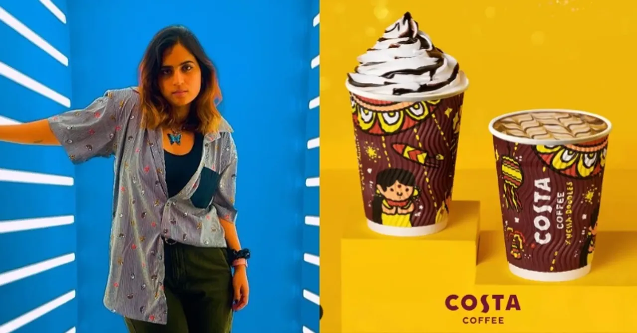 Neha Doodles collaborates with Costa Coffee India for Diwali