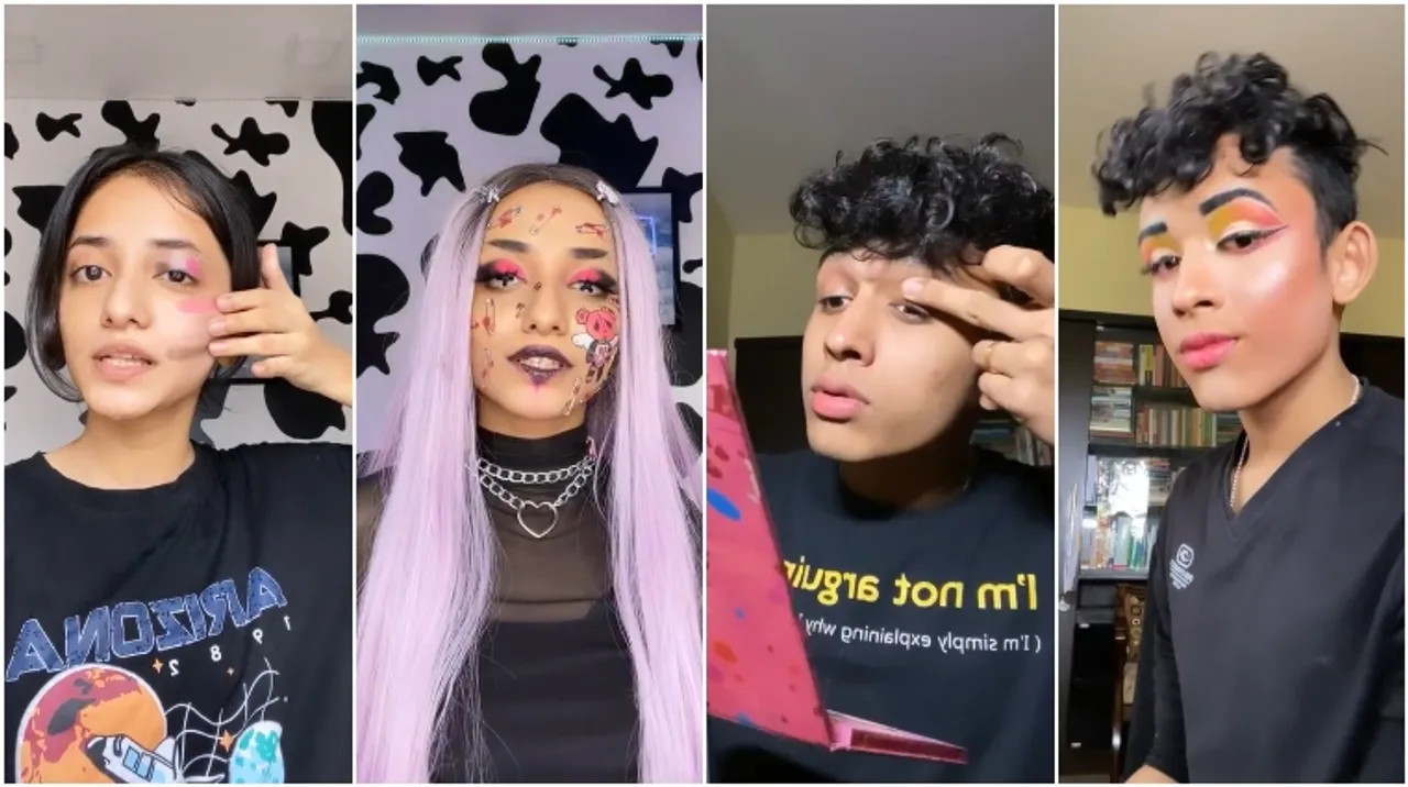 10 seconds vs 2 hours of makeup challenge has artists put their talent on record