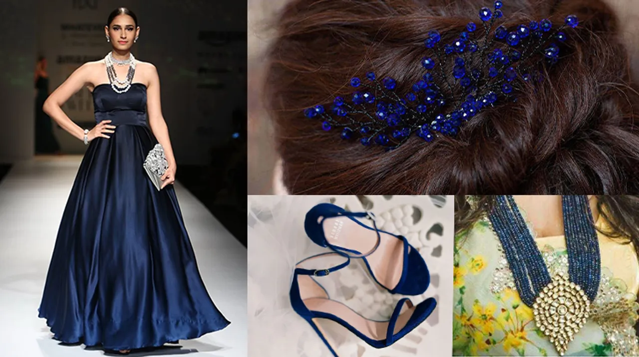 Give a stunning blue upgrade to your bride and bridesmaid outfits this wedding season!