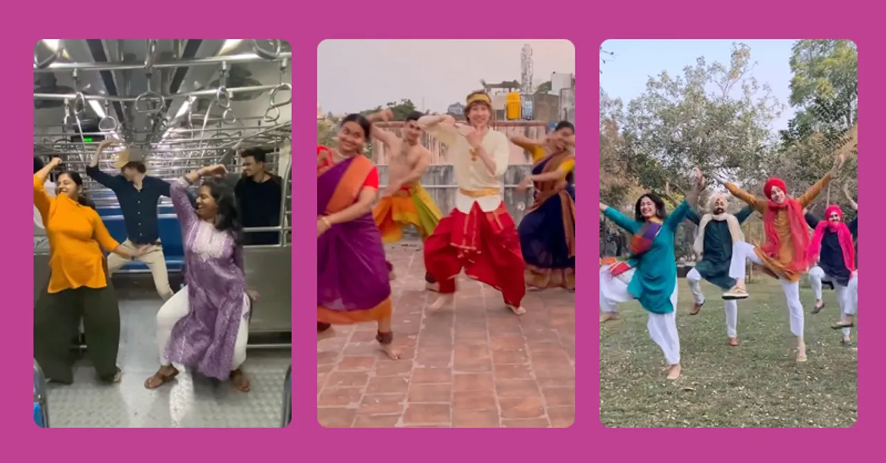 Content creator, Ed People is having a time learning Indians' favourite dance moves