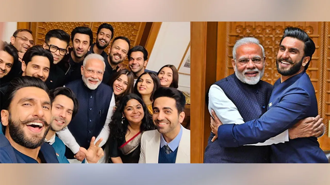 Twitter calls out Ranveer Singh for selfie with Modi