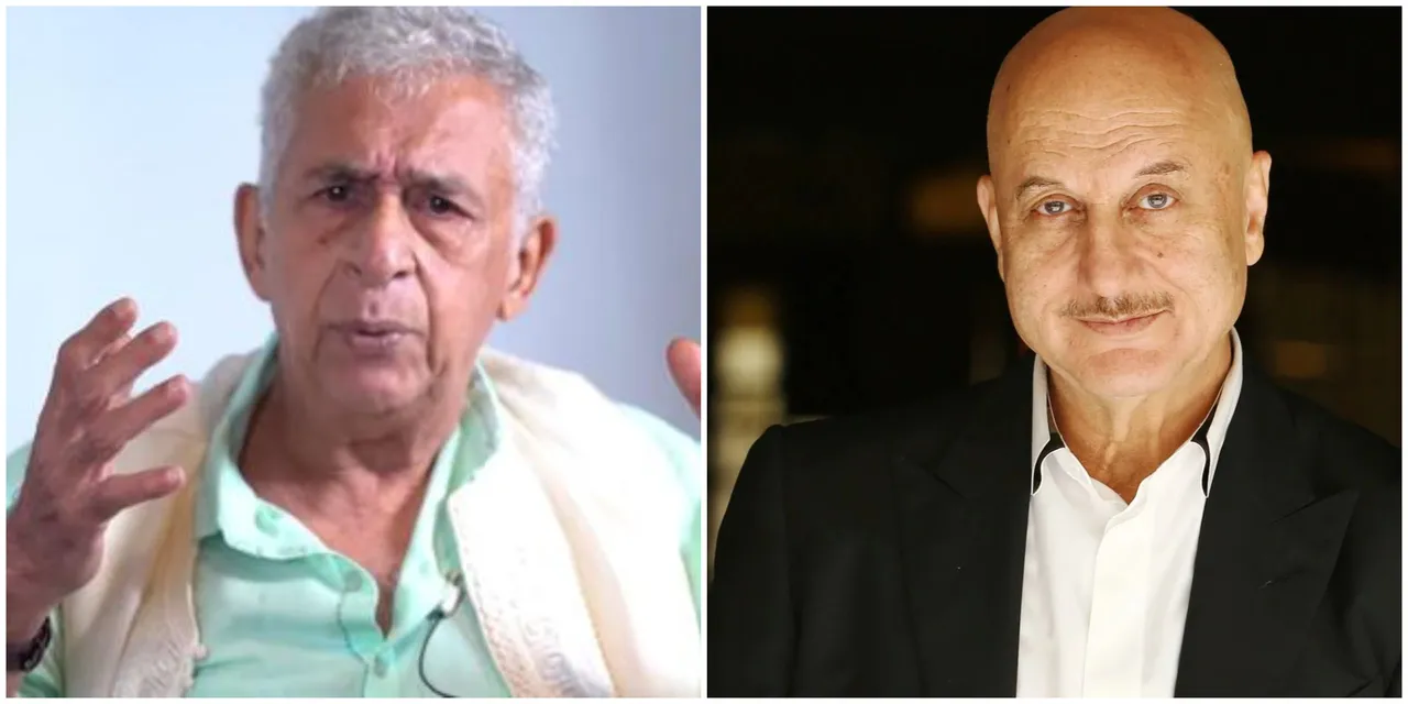 Anupam Kher replies with a video to Naseeruddin Shah's clown comment; says he doesn't take him seriously