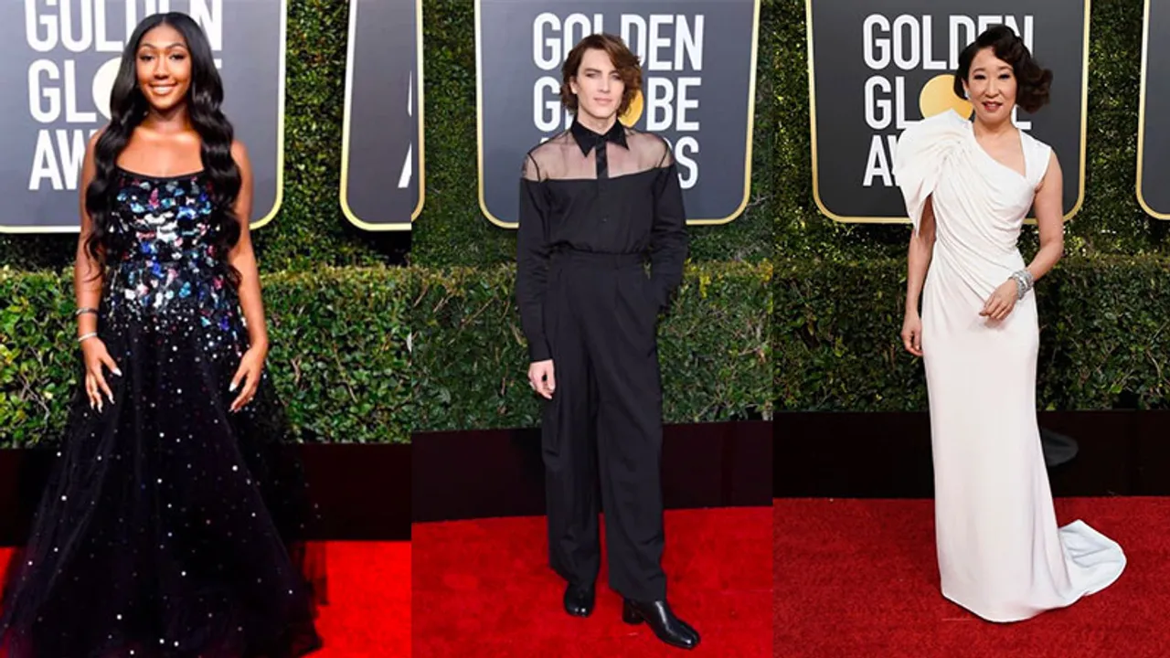 celebrity Golden Globes looks
