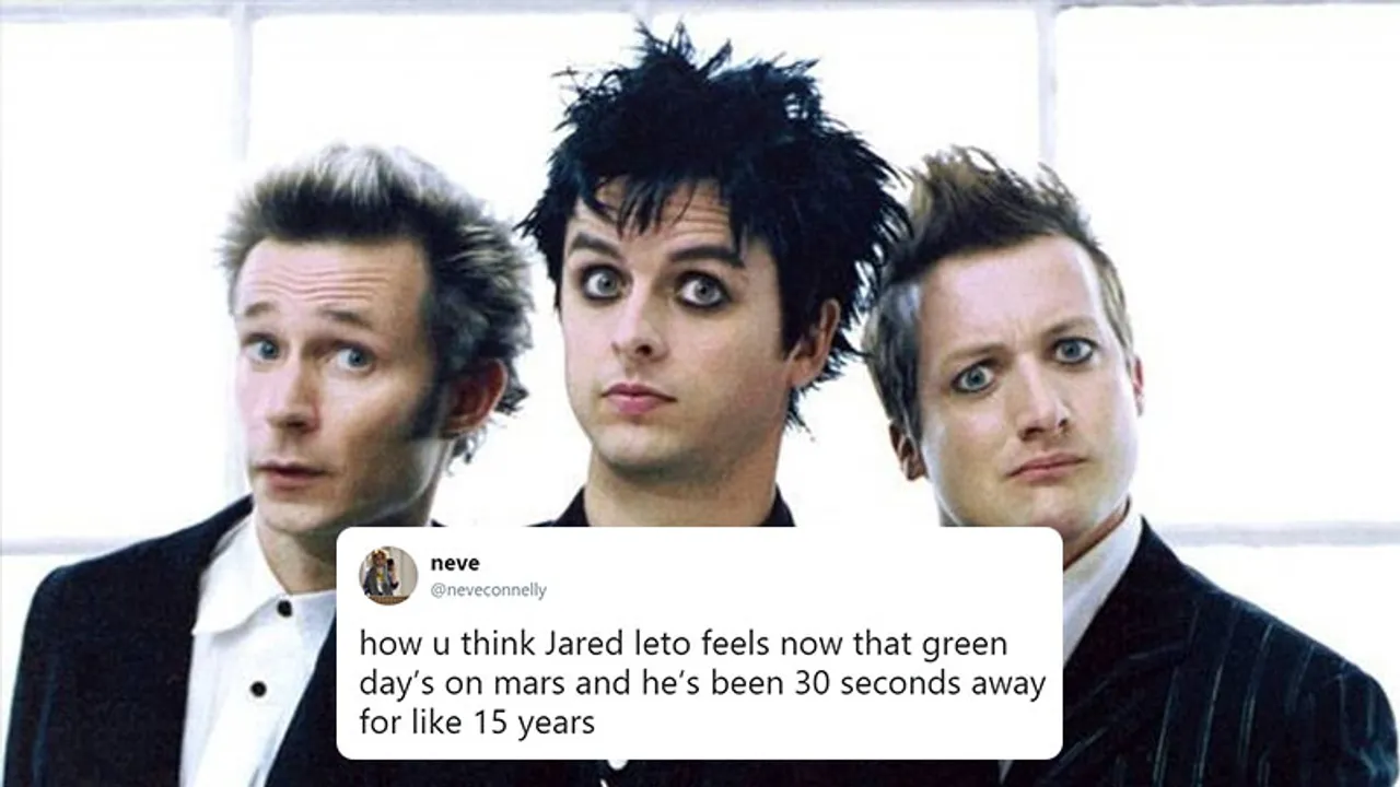Green Day has officially landed on Mars