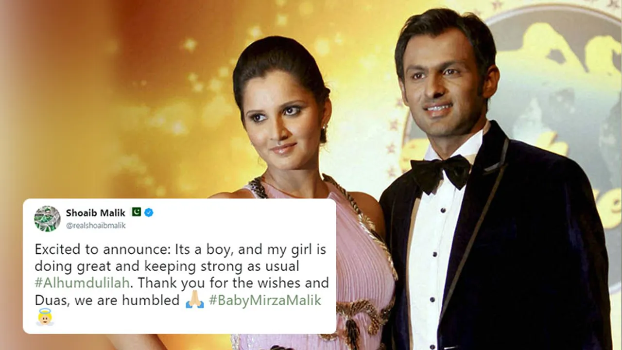 Twitter raises a toast to Shoaib and Sania's Baby Mirza Malik