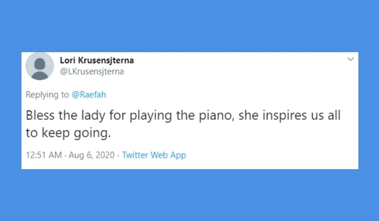 This video of an elderly Lebanese woman playing Piano is instilling hope in people