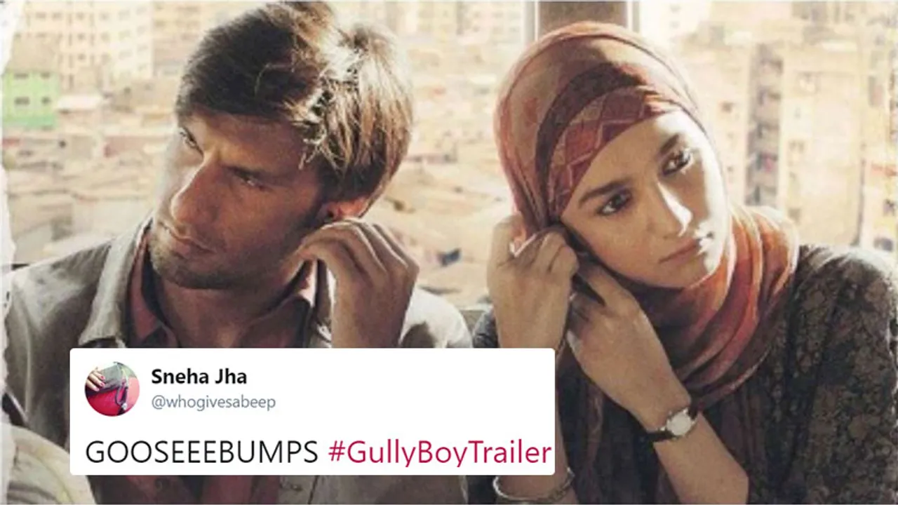 Gully Boy Trailer Twitter reactions