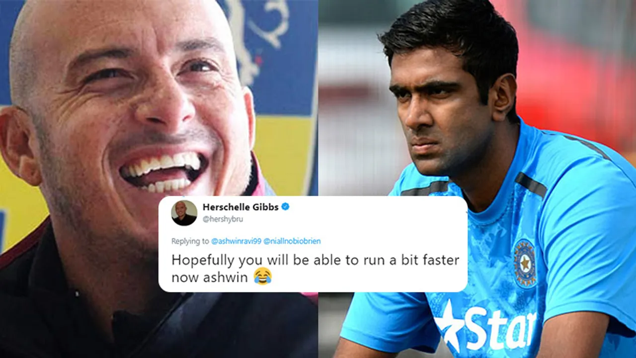 Ravichandran Ashwin and Herschelle Gibbs involved in a weird Twitter spat!