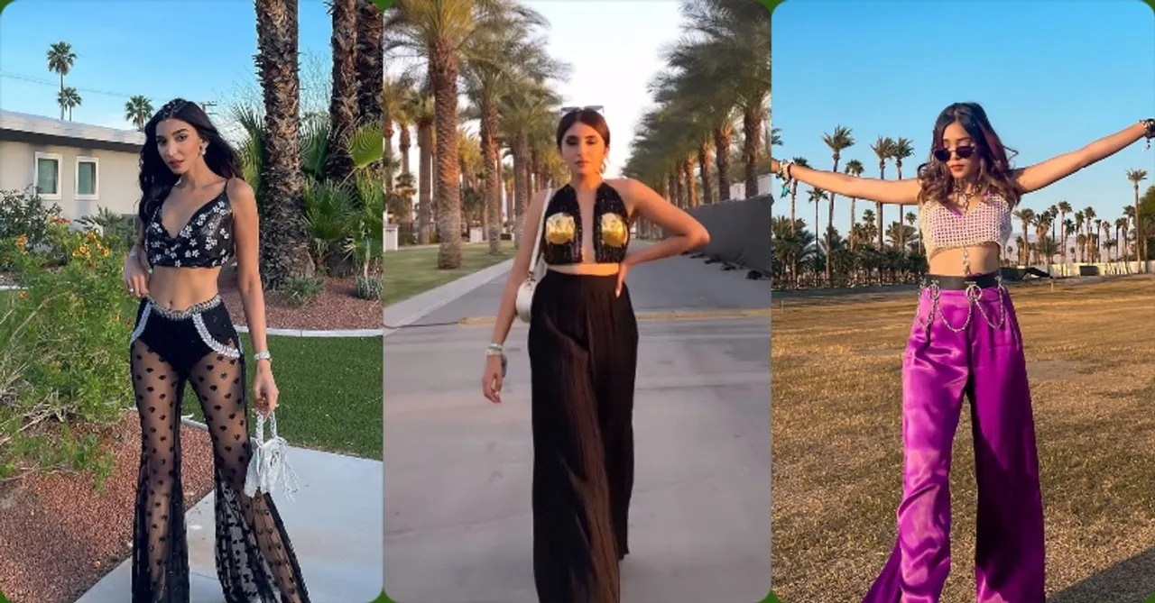 Fashion Creators Juhi Godambe, Aashna Shroff, and Riya Jain were looking absolute gorge at Coachella 2022