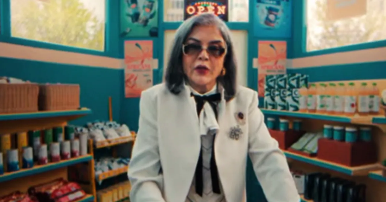 Zeenat Aman in the new Cred ad