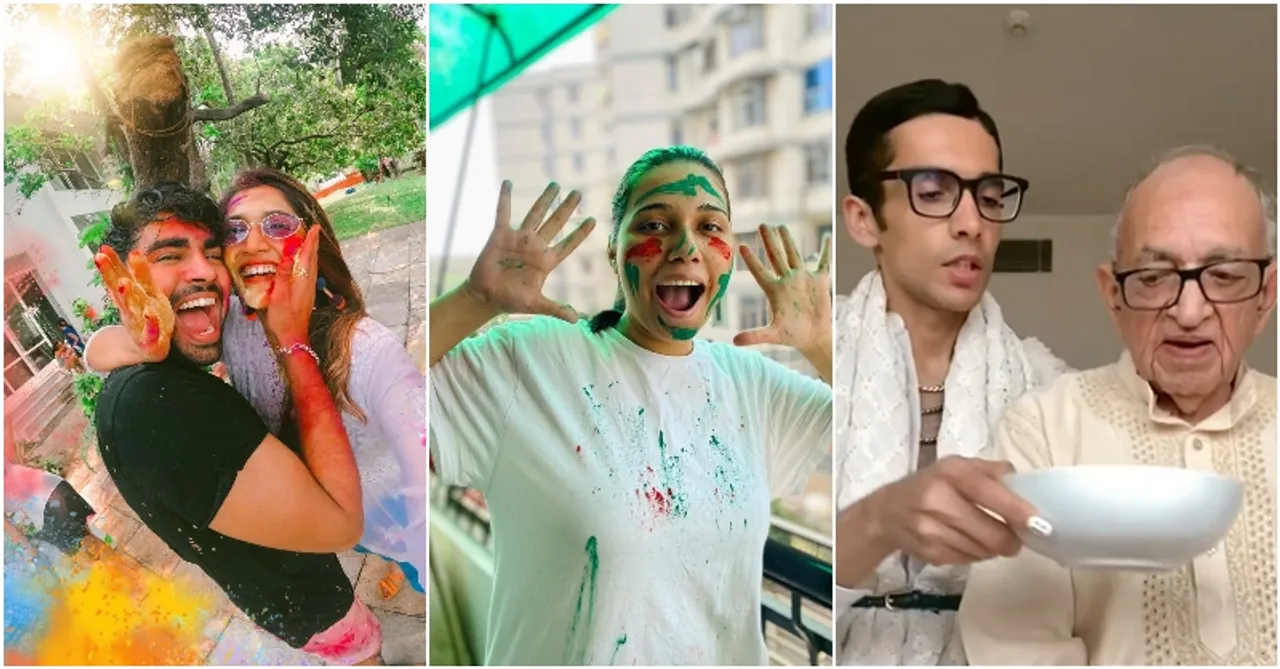 These Influencer Holi celebrations are as colourful as their content