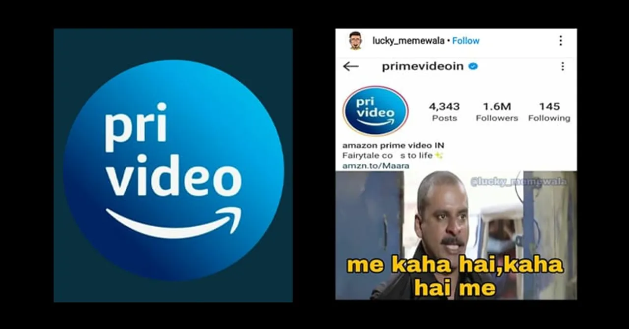 Amazon Prime Video's missing 'me' gives rise to various memes on social media