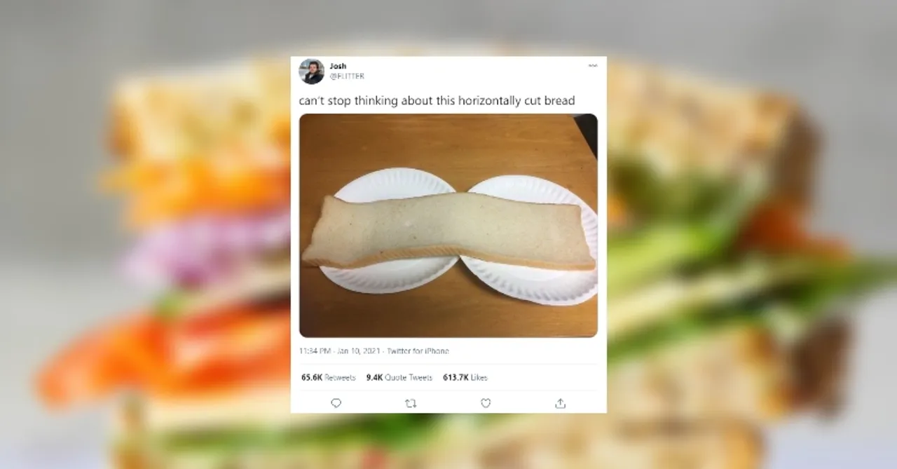 Netizens wonder if they 'kneaded' this horizontally cut bread