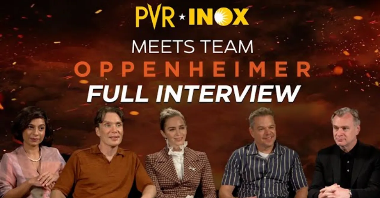 In a PVR INOX exclusive, Christopher Nolan and Cillian Murphy open up about their experiences and insights about Oppenheimer