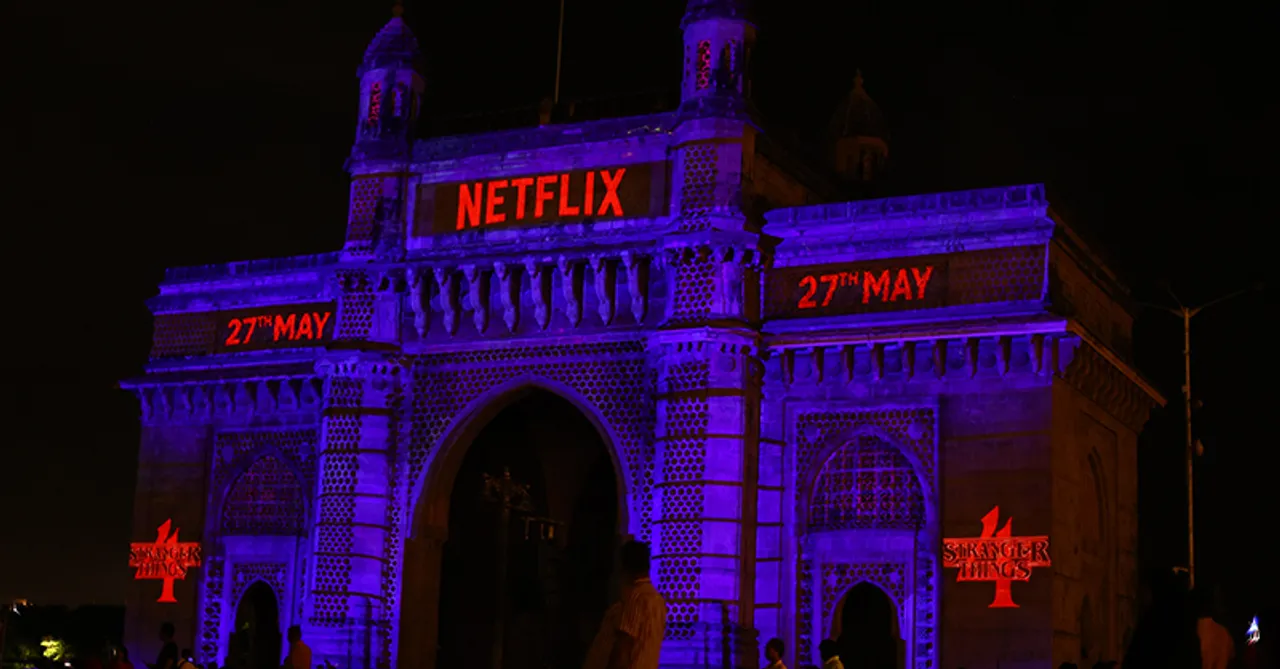 The Gateway of India celebrates the launch of Stranger Things 4 Vol. 1