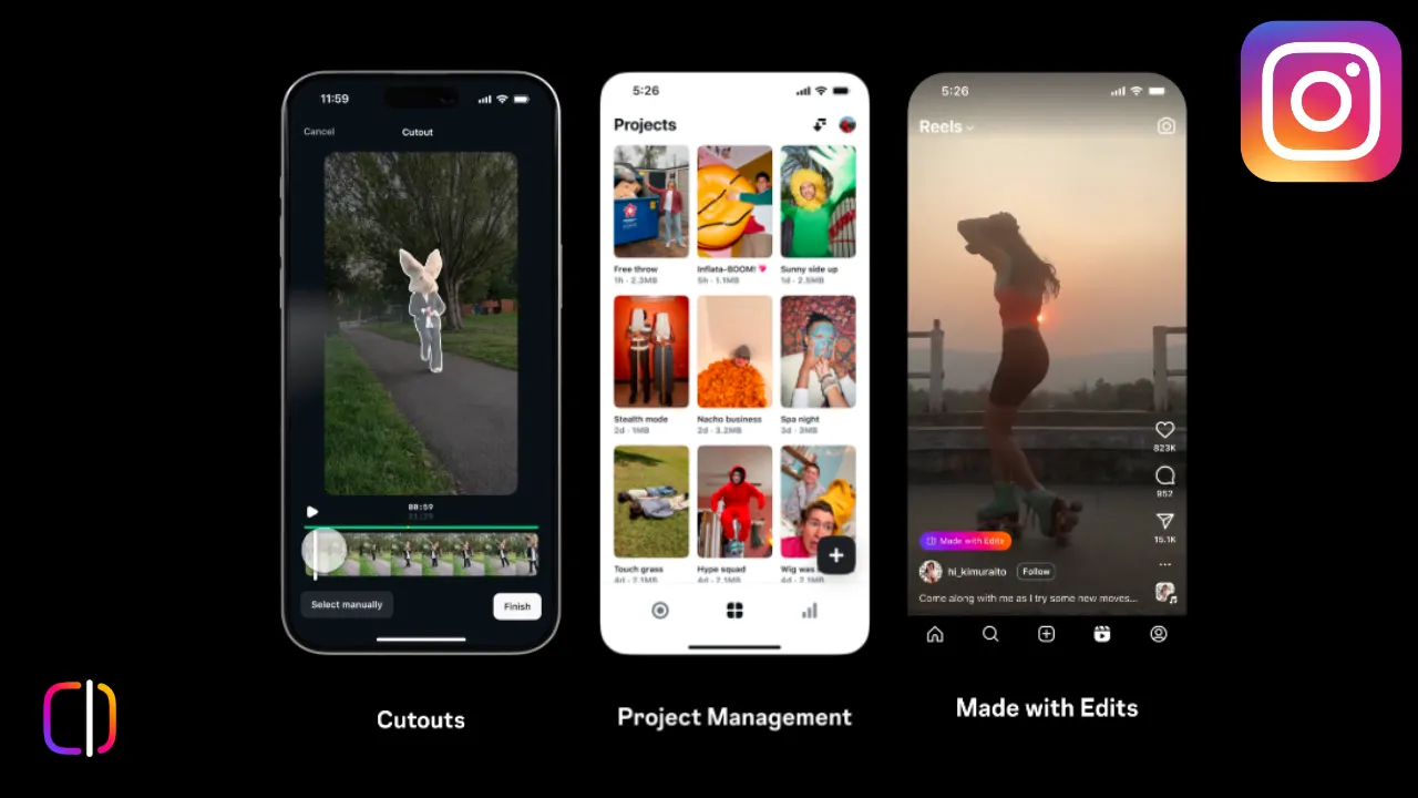 Instagram Previews More Features of its Coming ‘Edits’ App