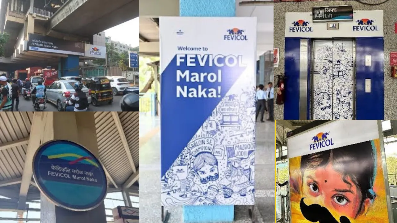 Fevicol acquires the naming rights to Marol Naka Metro Station in a strategic partnership  with MOMS and TIML.