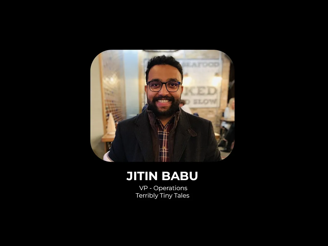 Terribly Tiny Tales appoints Jitin Babu as VP - Operations