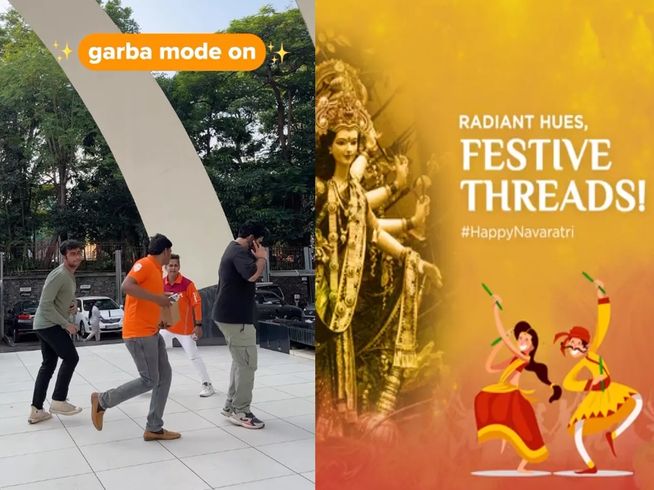 Navratri brand creatives groove to the beats of Garba