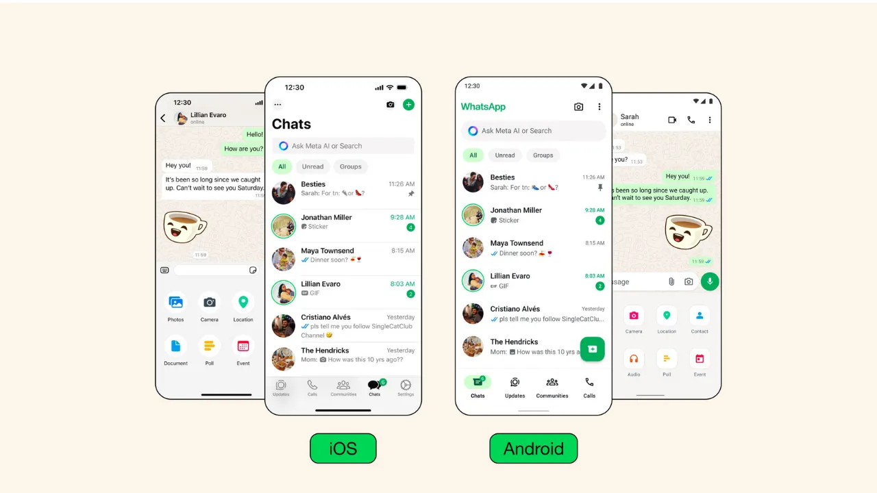 WhatsApp unveils major design refresh with darker Dark Mode and enhanced user experience