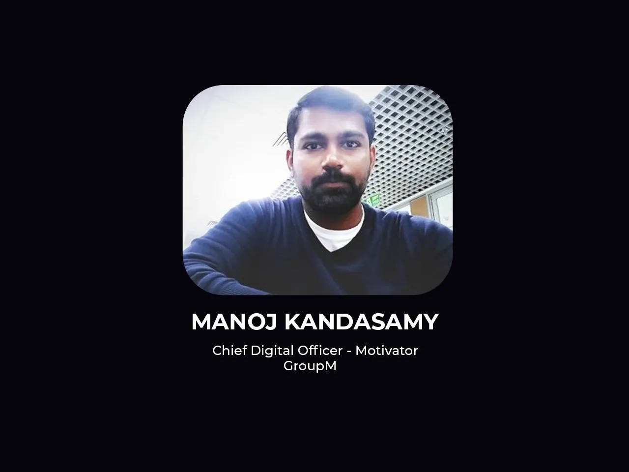 Manoj Kandasamy joins Motivator as CDO