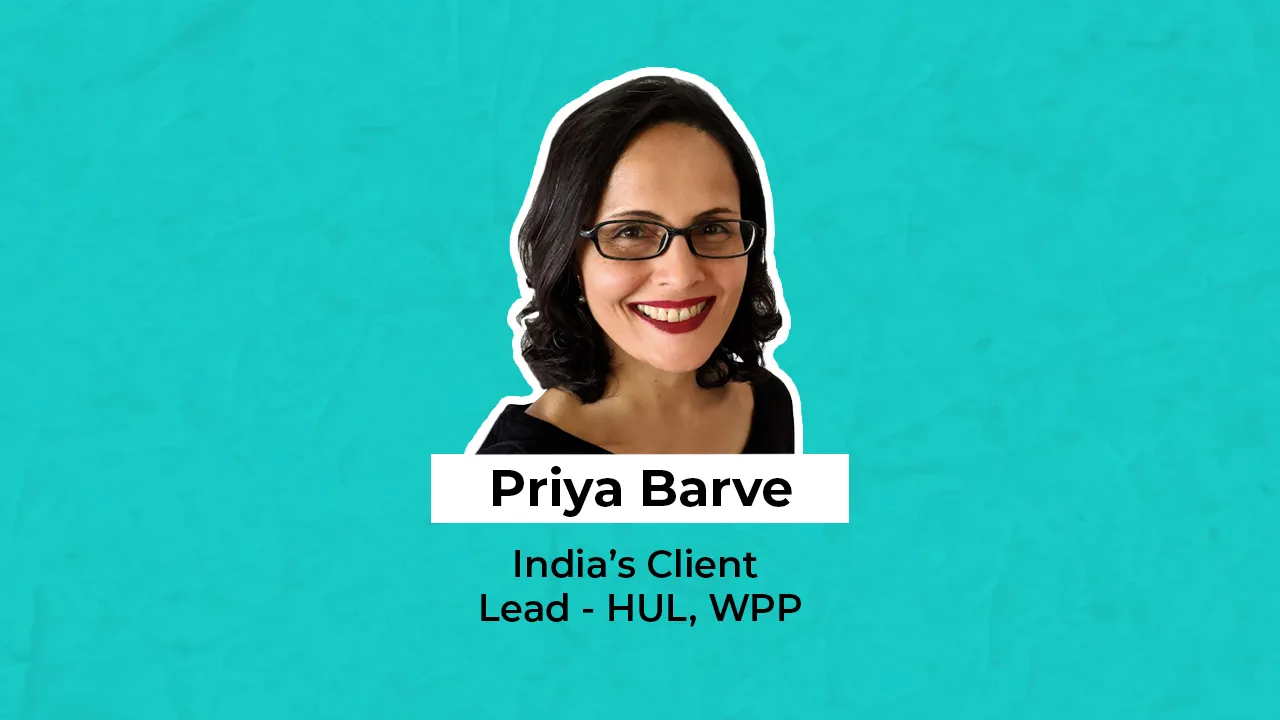 WPP India onboards Priya Barve as the Client Lead for HUL