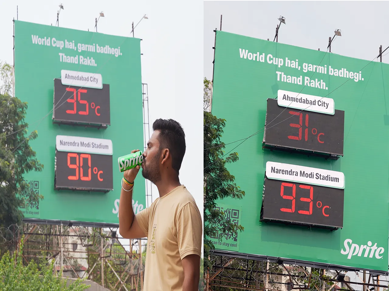 Sprite activates the coolest shoppable OOH for the hottest match