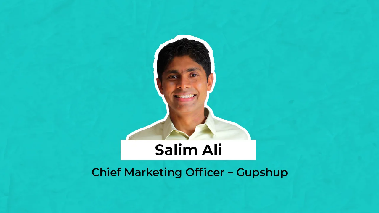 Gupshup appoints Salim Ali as CMO