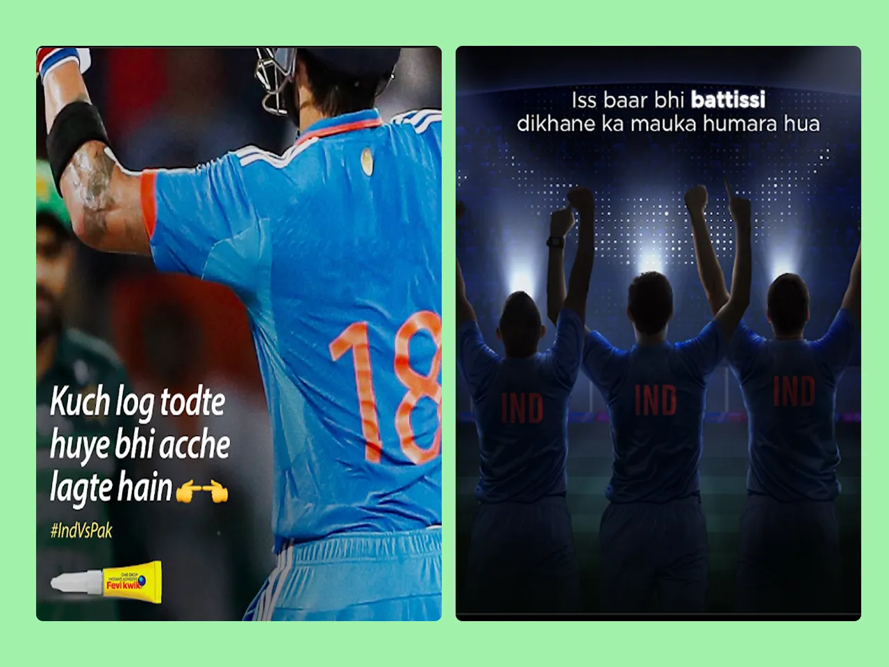 Brands strike big with India-Pakistan match creatives