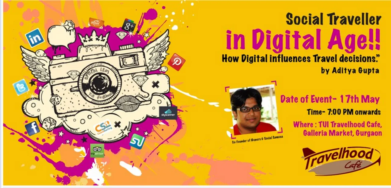 How Digital Influences Travel Decisions - Session With Social Samosa's Aditya Gupta at Gurgaon