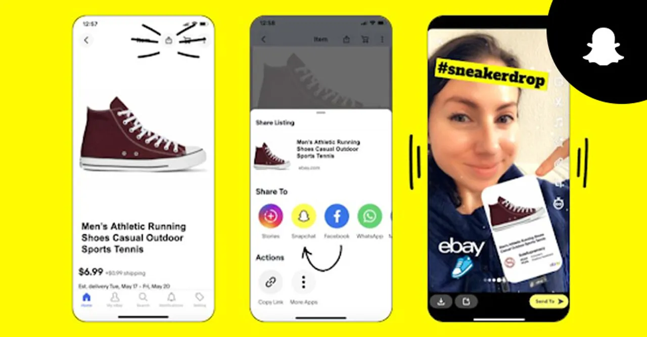 Snapchat launches an integration with eBay