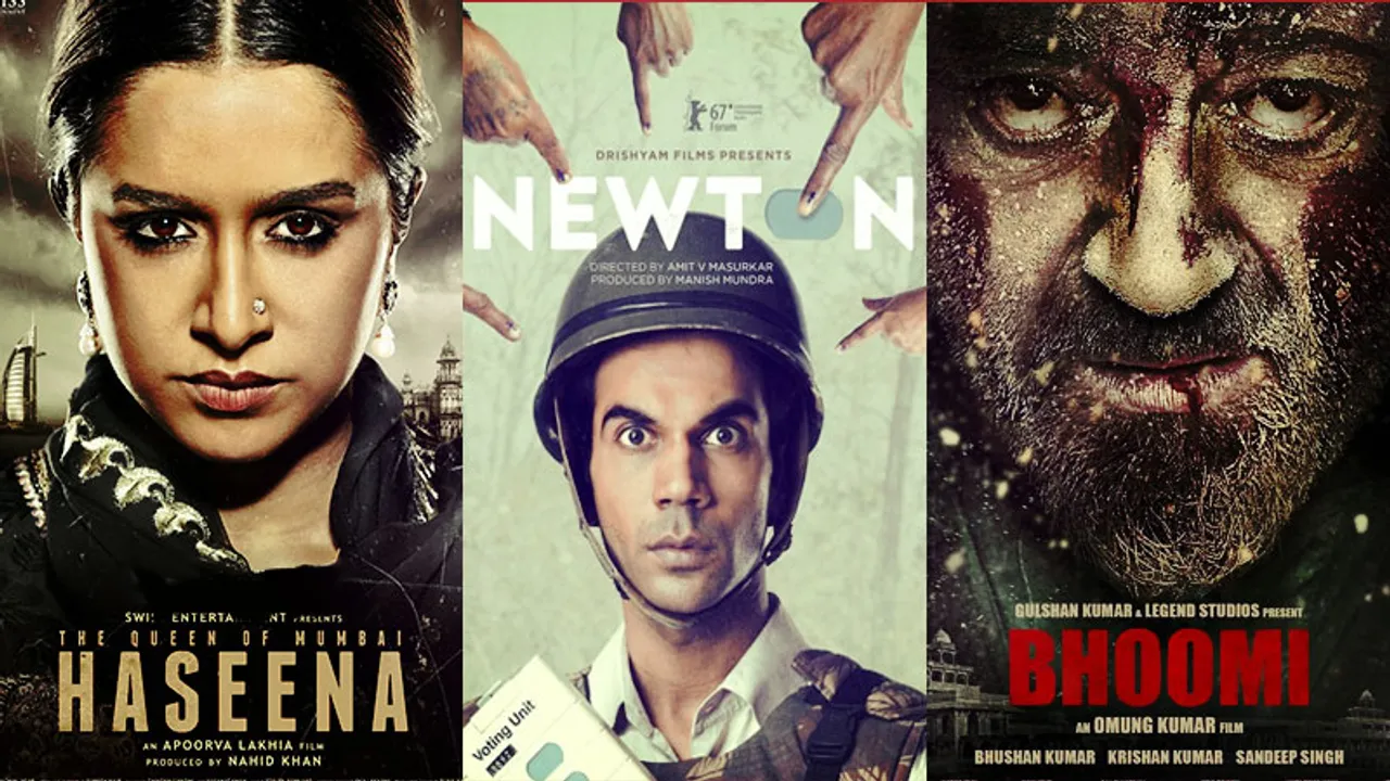 Haseena Parkar Vs Bhoomi Vs Newton - who wins the social box office?