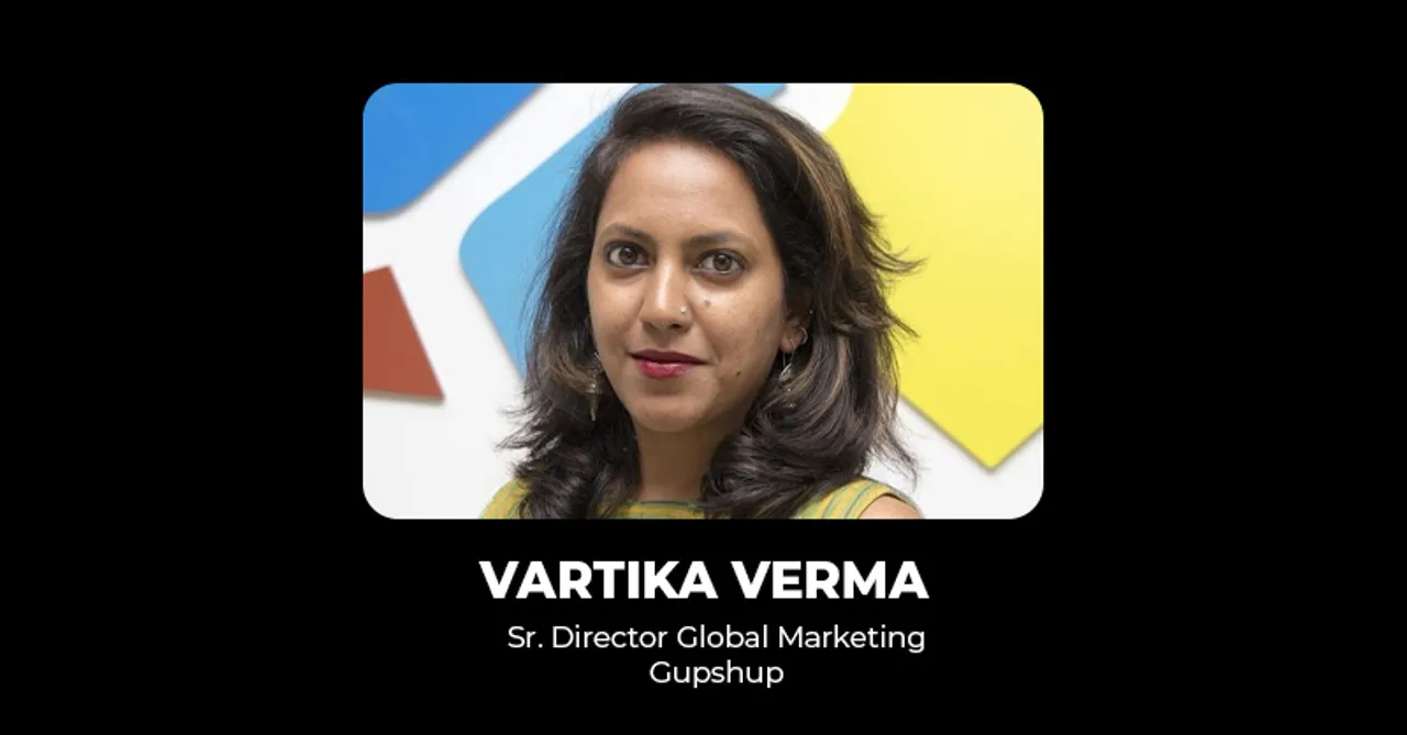 Vartika Verma to lead Global Marketing at Gupshup