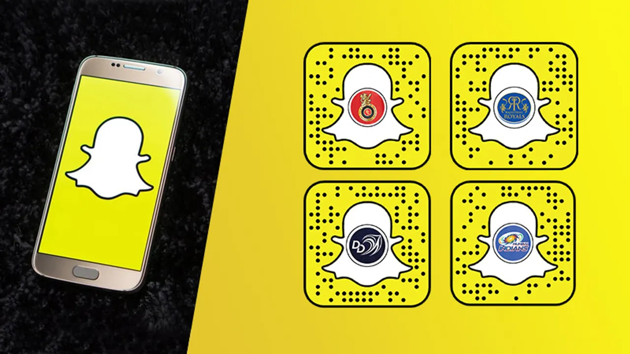 Snapchat announces a partnership with four IPL teams