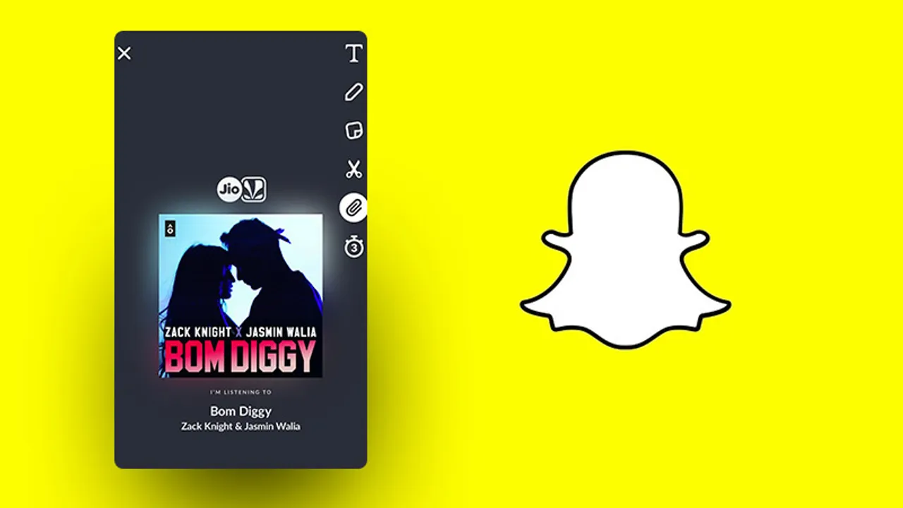 Snapchat & JioSaavn announce a content integration partnership