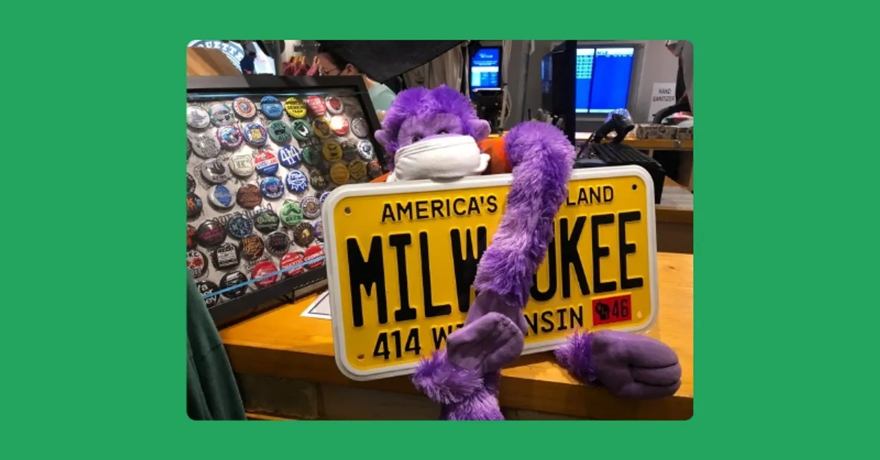 How an abandoned soft toy became a source of content for Milwaukee Airport
