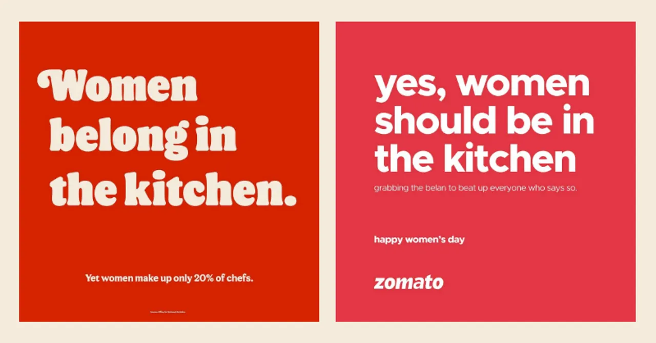 Burger King Zomato women's day tweet
