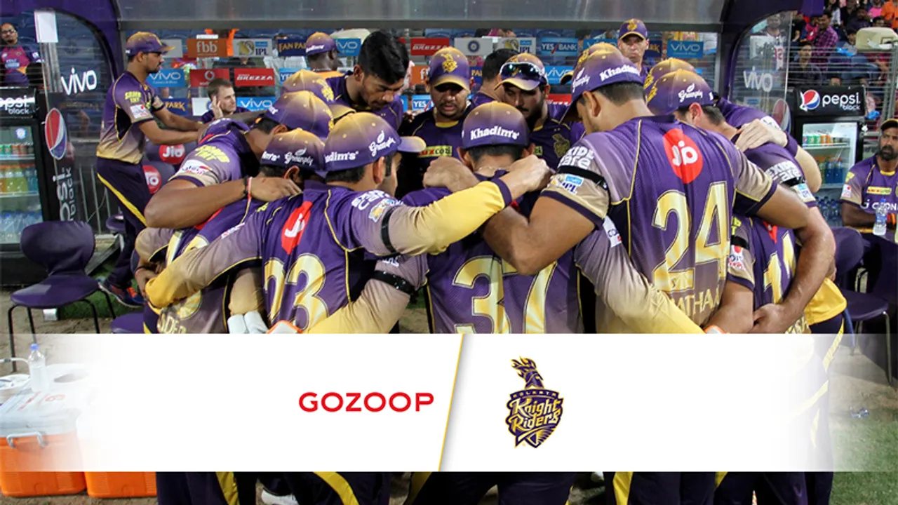 Kolkata Knight Riders retains Gozoop for the third consecutive IPL season