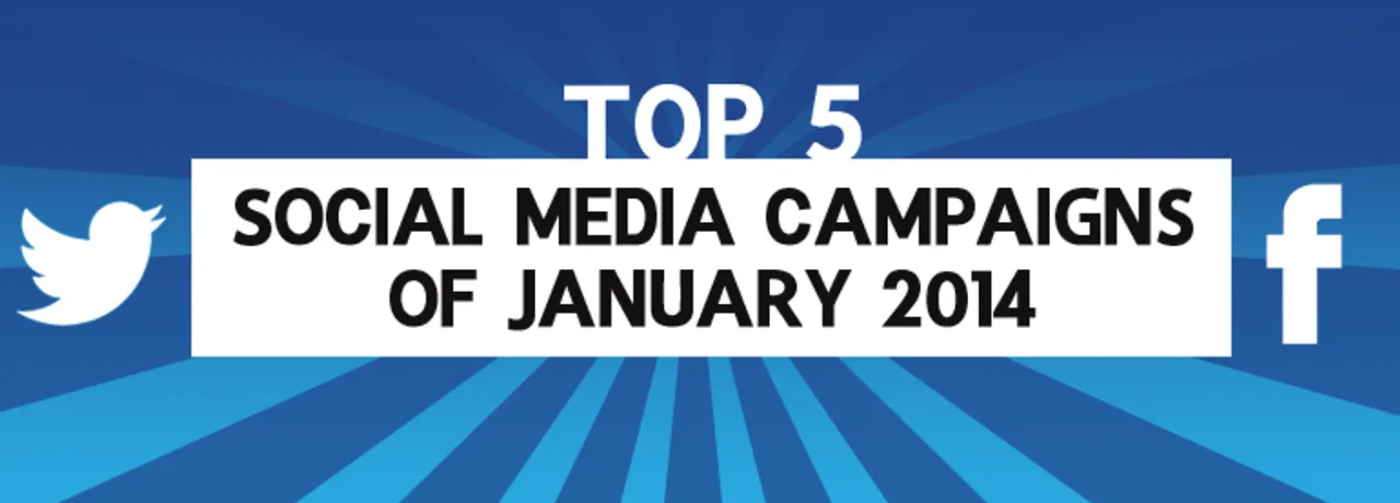 Top 5 Indian Social Media Campaigns of January 2014