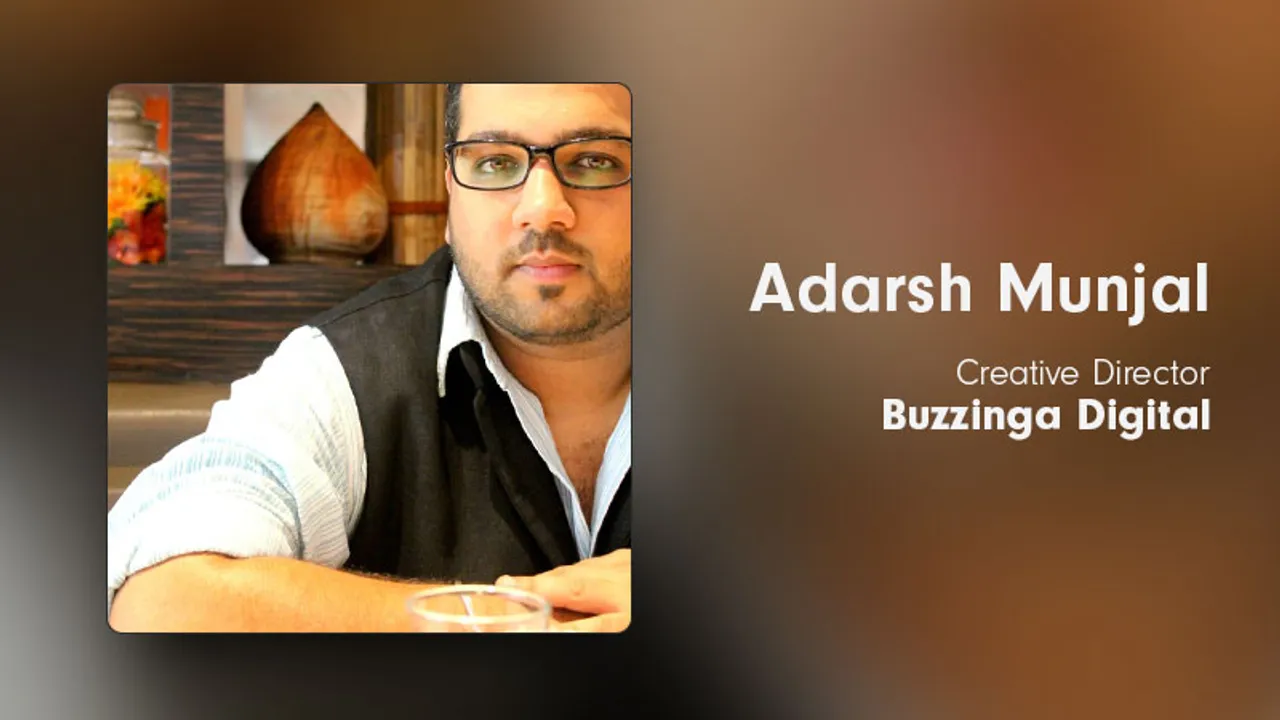 Adarsh Munjal aka 'The Big Bhookad' joins Buzzinga Digital as Creative Director