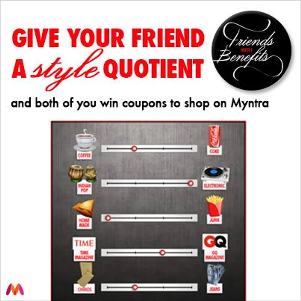 myntra.com friends wth benefits