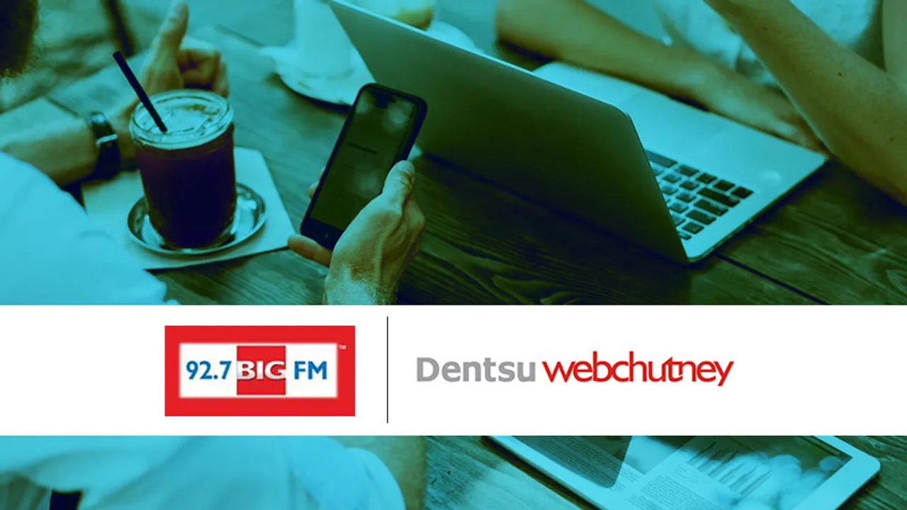 Dentsu Webchutney BIG FM Mumbai Digital duties
