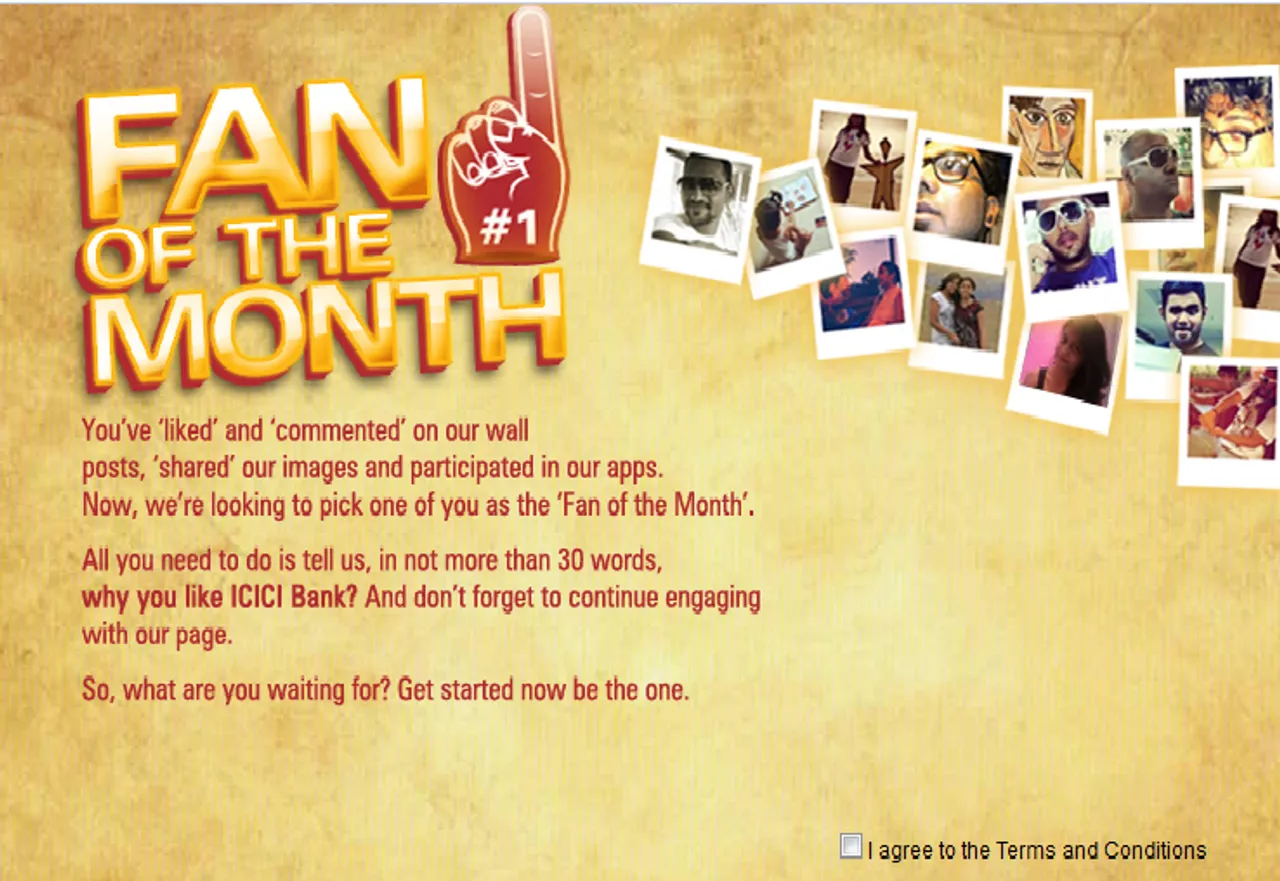 Social Media Campaign Review: ICICI Bank Fan of the Month
