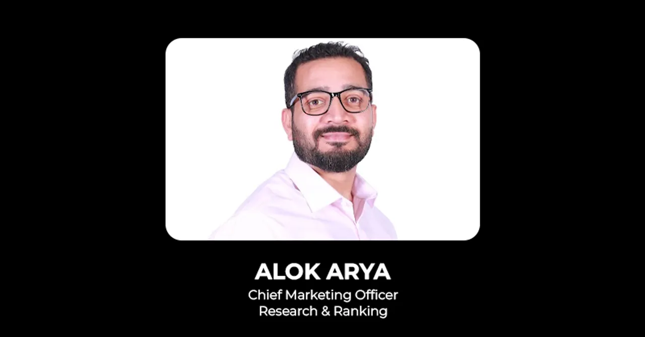 Research & Ranking appoints Alok Arya as CMO