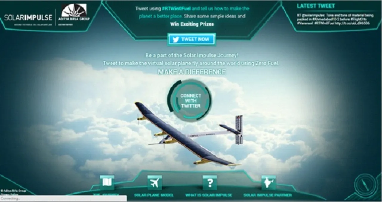 How Aditya Birla's 'Solar Impulse' airplane flew across Twitter